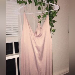 silk slip dress (xl)